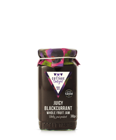 Cottage Delight Juicy Blackcurrant Whole Fruit Jam